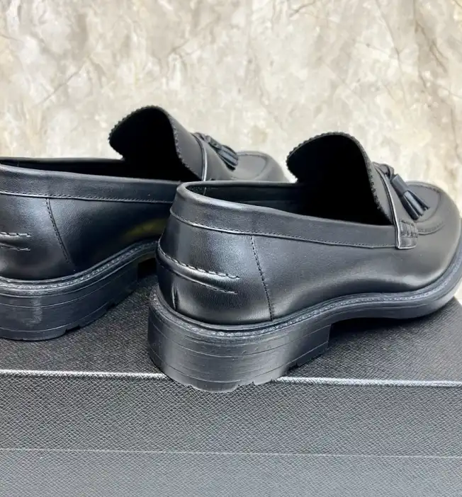 hype Prada Leather Shoes