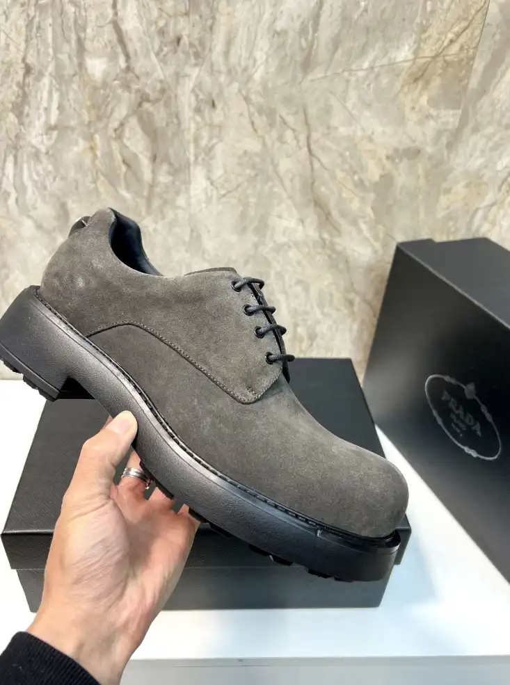 hype Prada Leather Shoes