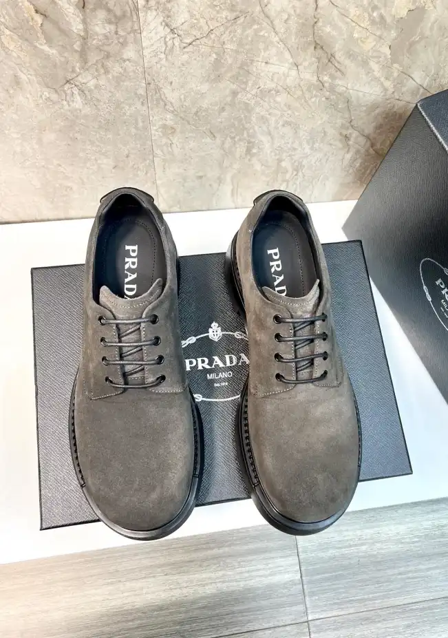 hype Prada Leather Shoes