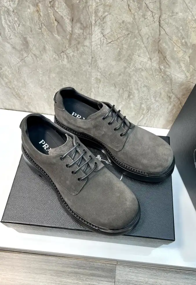 hype Prada Leather Shoes