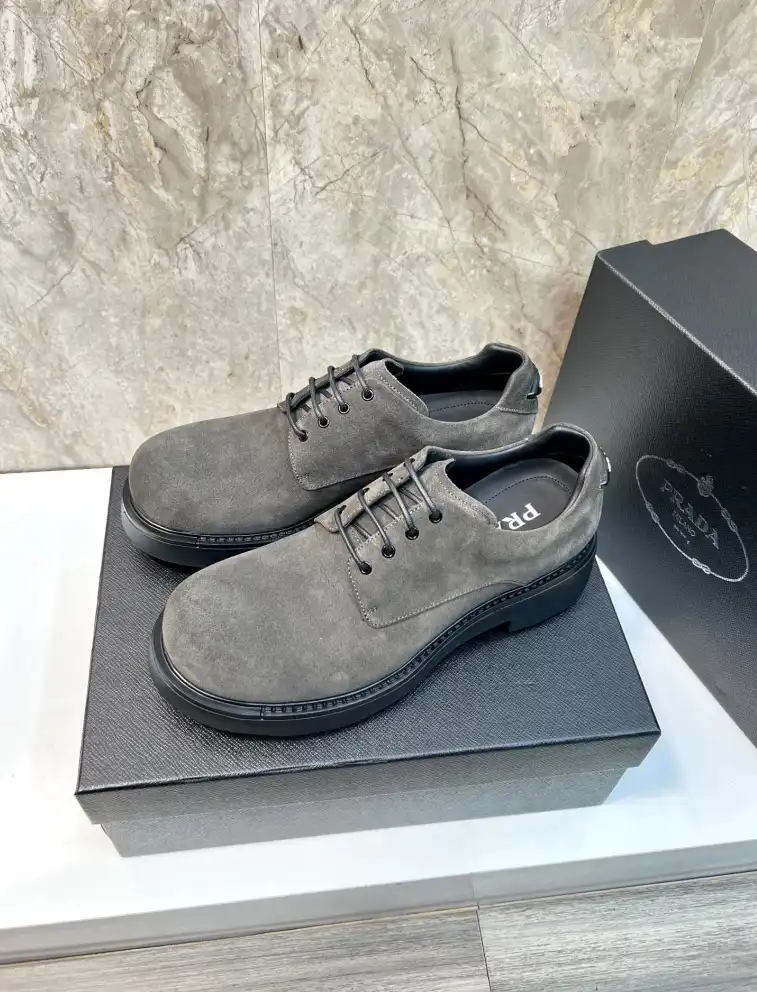 hype Prada Leather Shoes