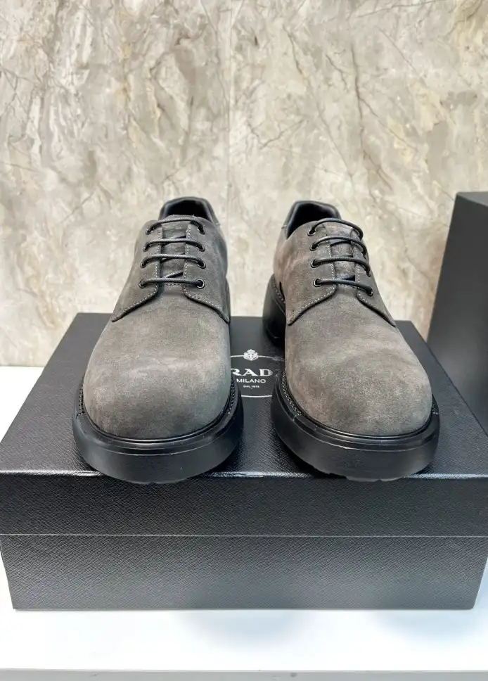 hype Prada Leather Shoes