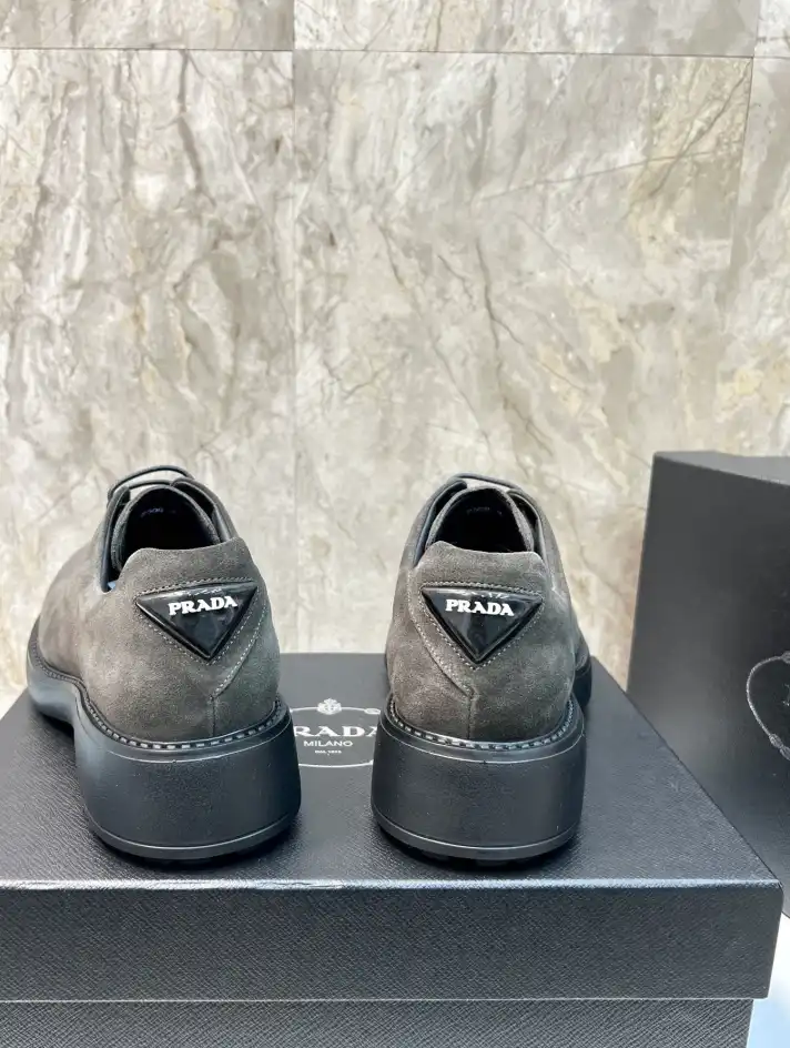 hype Prada Leather Shoes