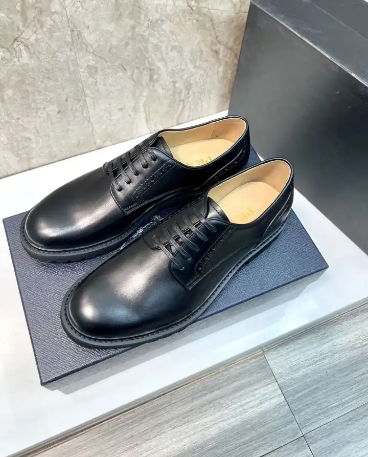 hype Prada Leather Shoes