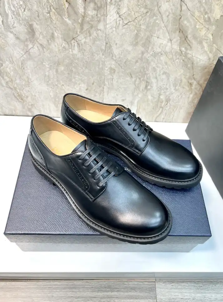 hype Prada Leather Shoes