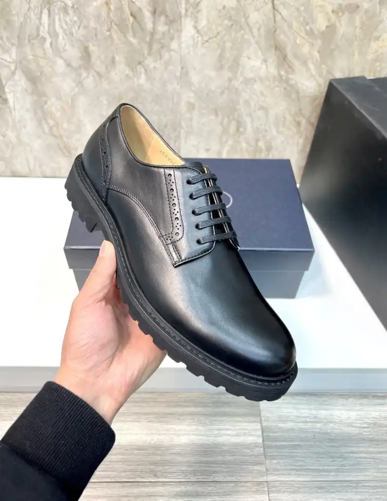 hype Prada Leather Shoes