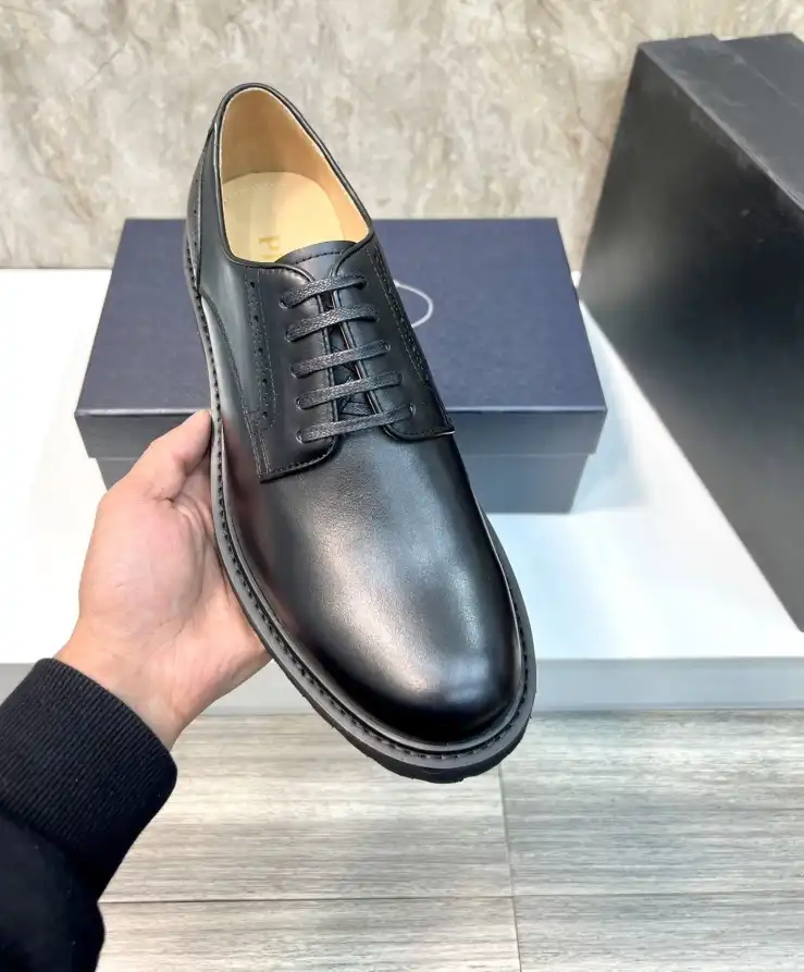 hype Prada Leather Shoes