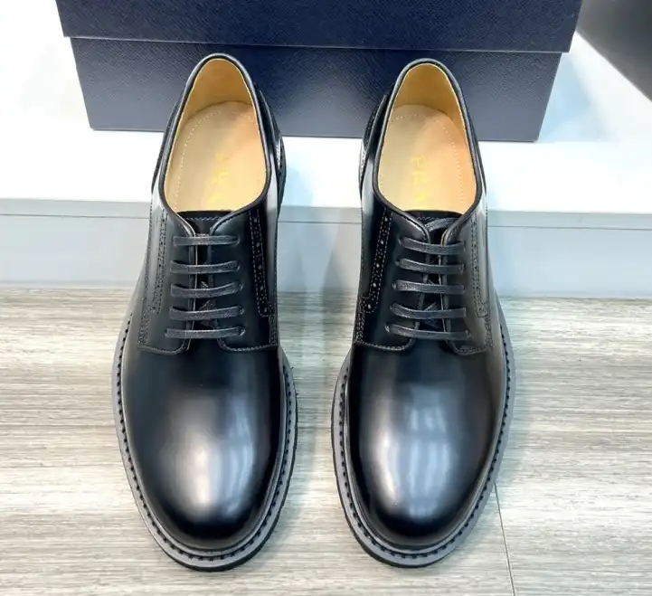 hype Prada Leather Shoes