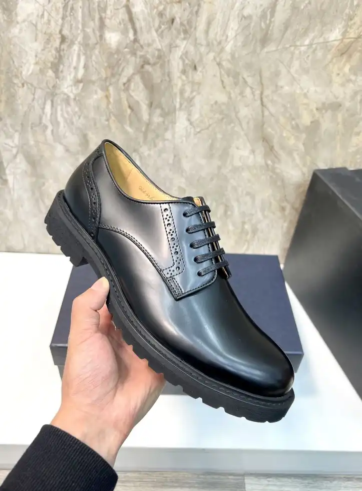 hype Prada Leather Shoes