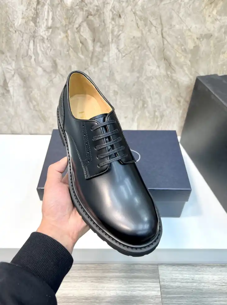 hype Prada Leather Shoes