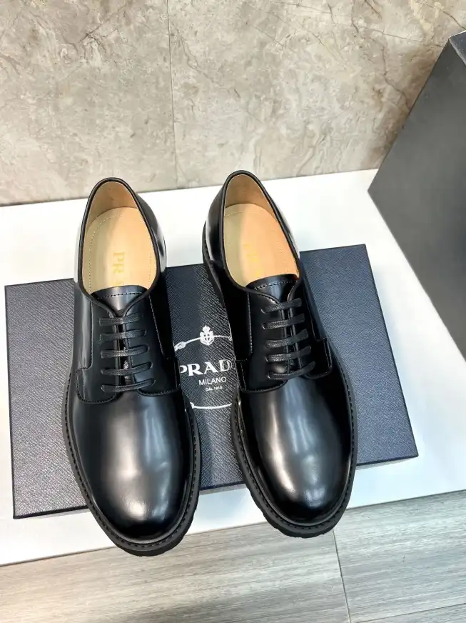 hype Prada Leather Shoes