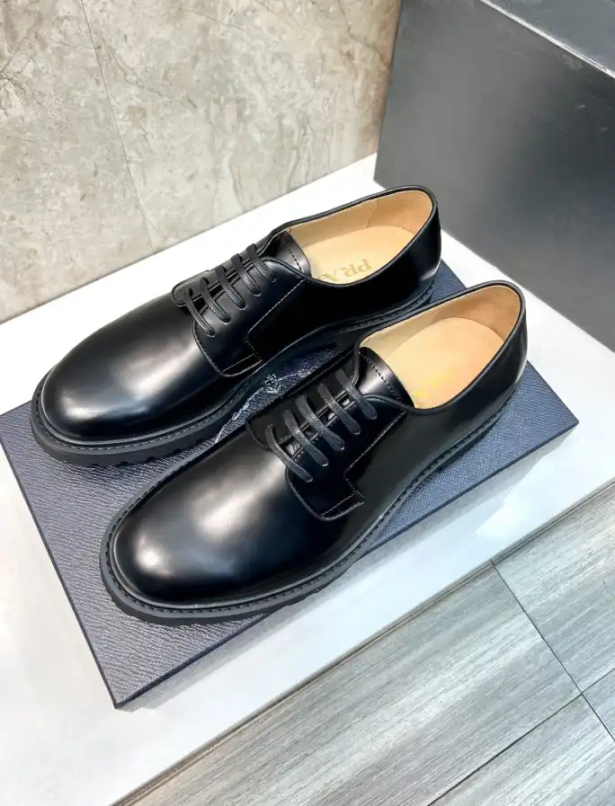 hype Prada Leather Shoes