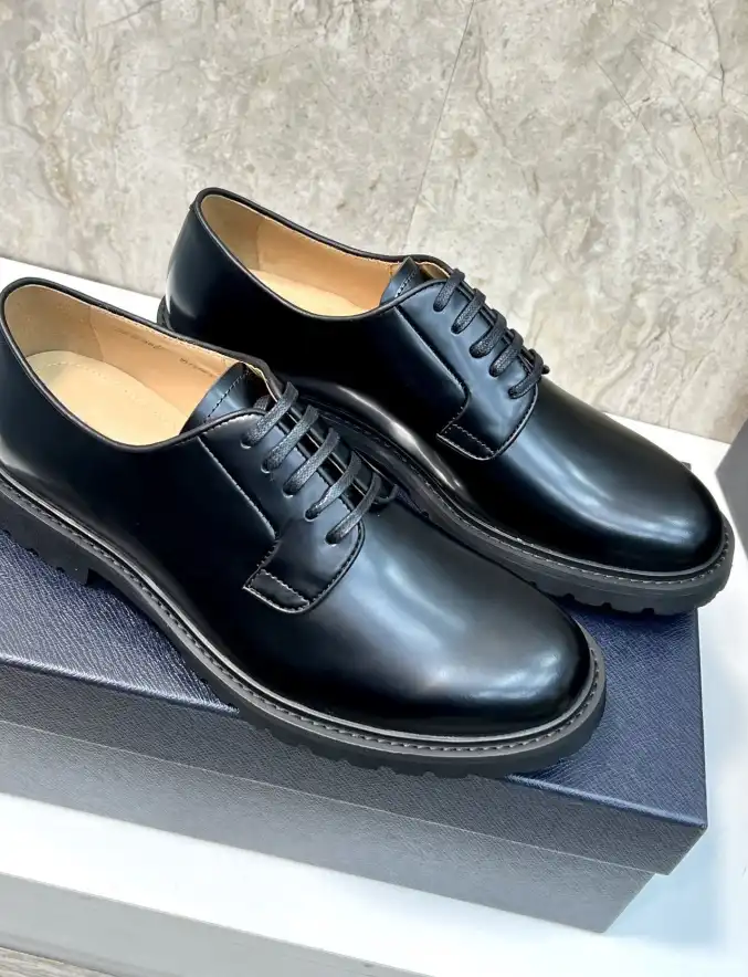 hype Prada Leather Shoes