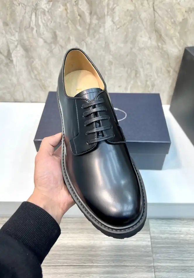 hype Prada Leather Shoes