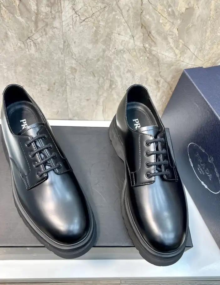 hype Prada Leather Shoes