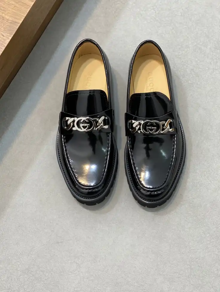 hype Gucci Leather Shoes