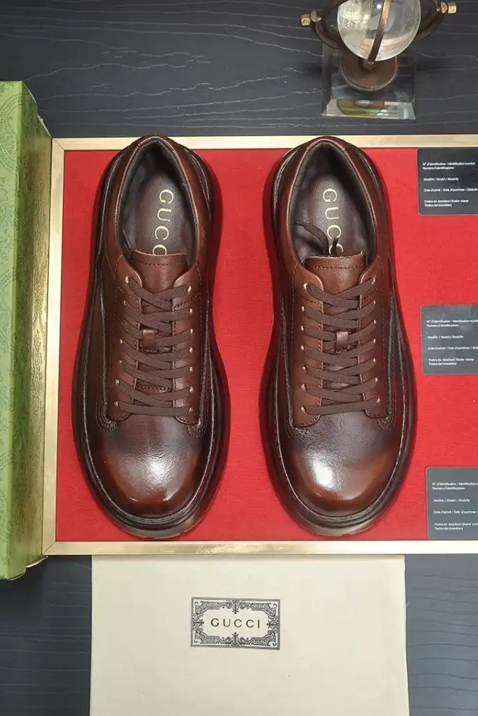 hype Gucci Leather Shoes