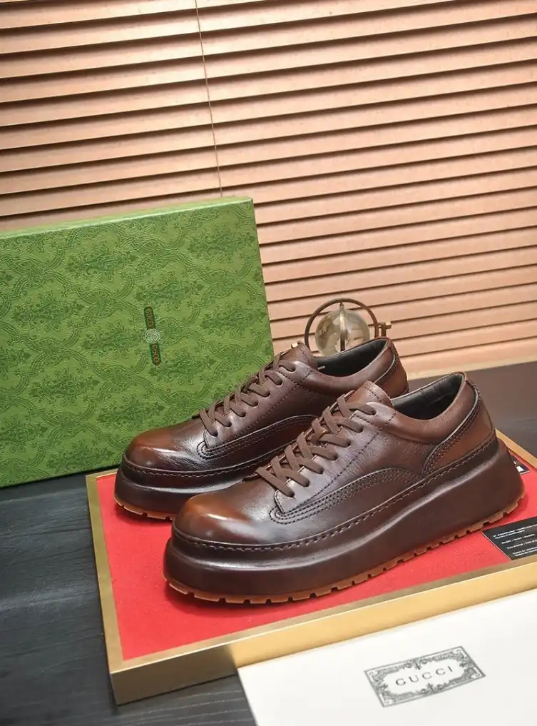 hype Gucci Leather Shoes