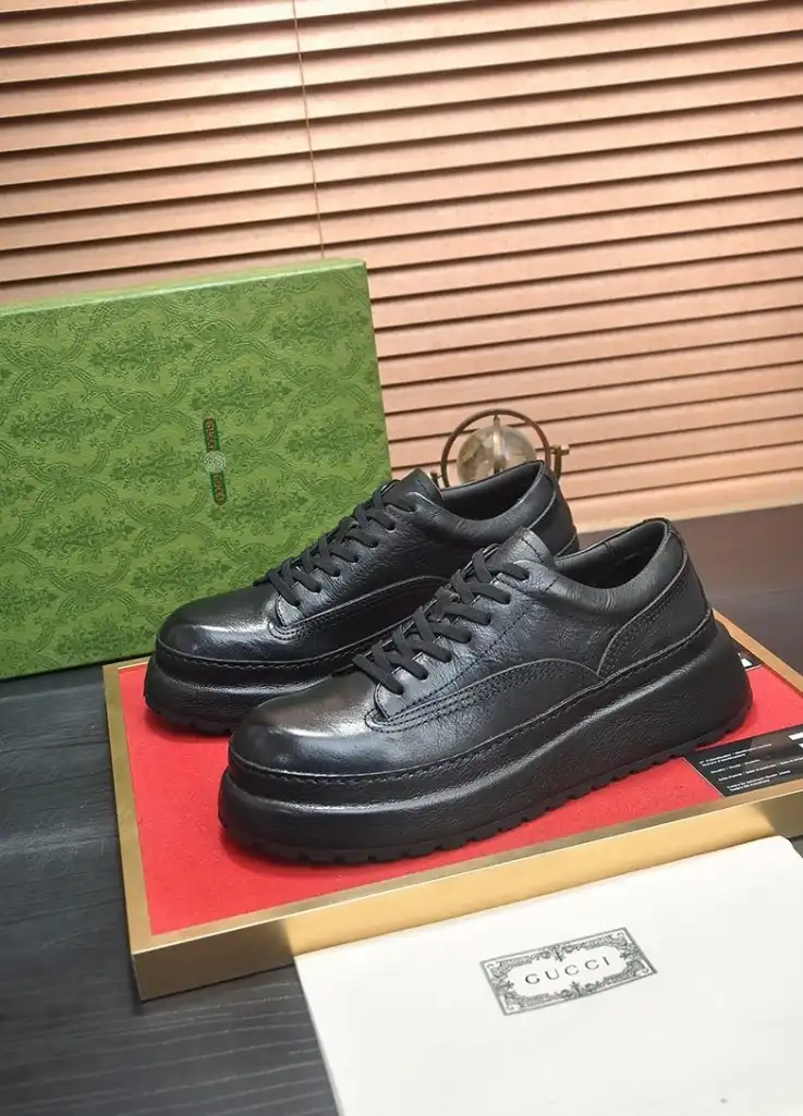 hype Gucci Leather Shoes