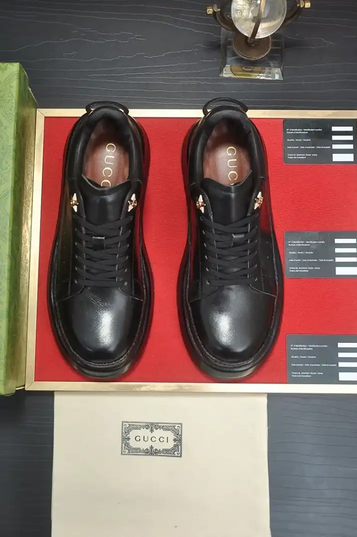 hype Gucci Leather Shoes