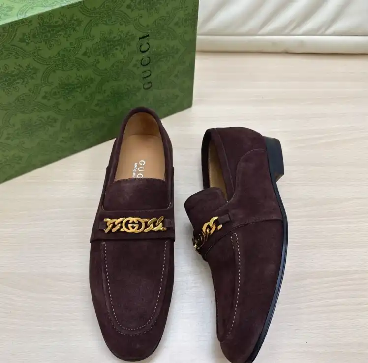 hype Gucci Leather Shoes