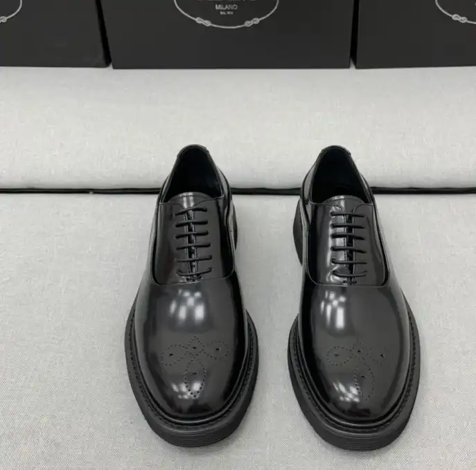 hype Prada Leather Shoes