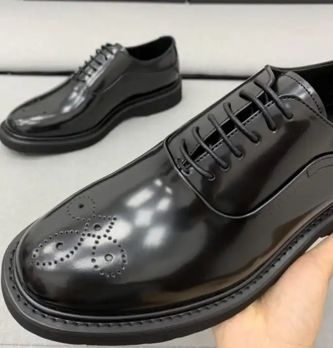 hype Prada Leather Shoes