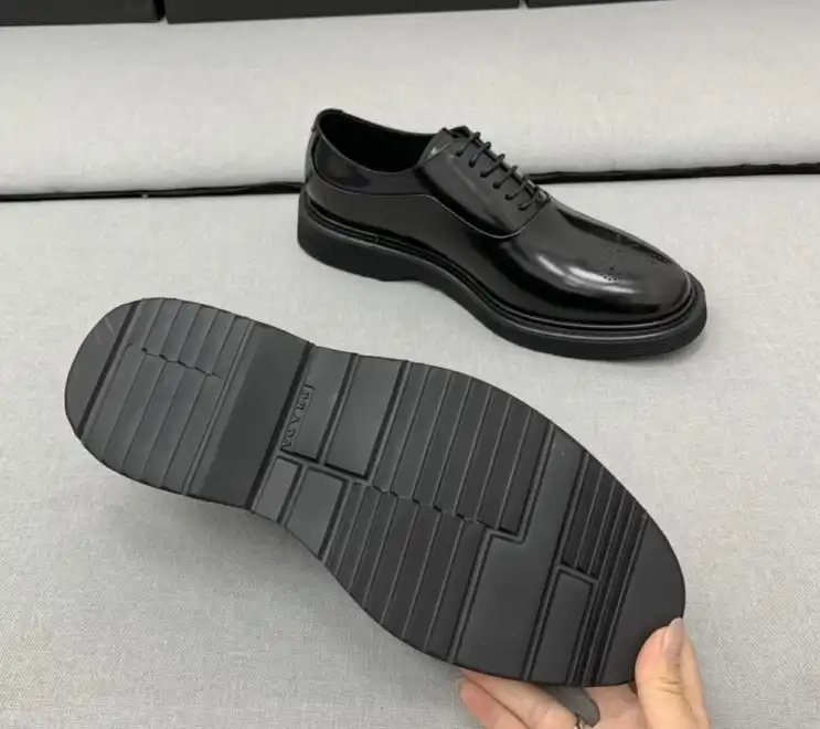 hype Prada Leather Shoes