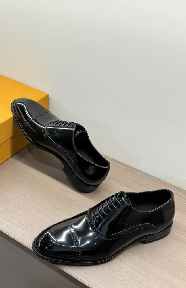 hype LV Leather Shoes