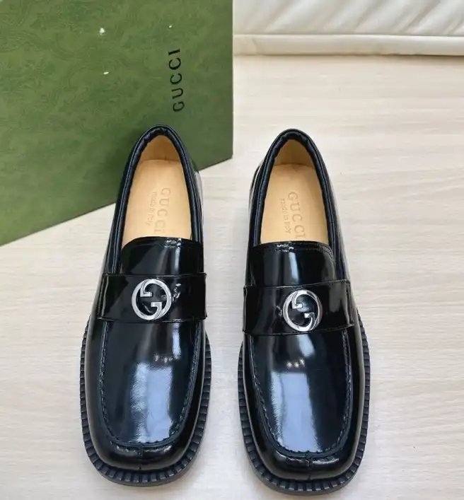 hype Gucci Leather Shoes