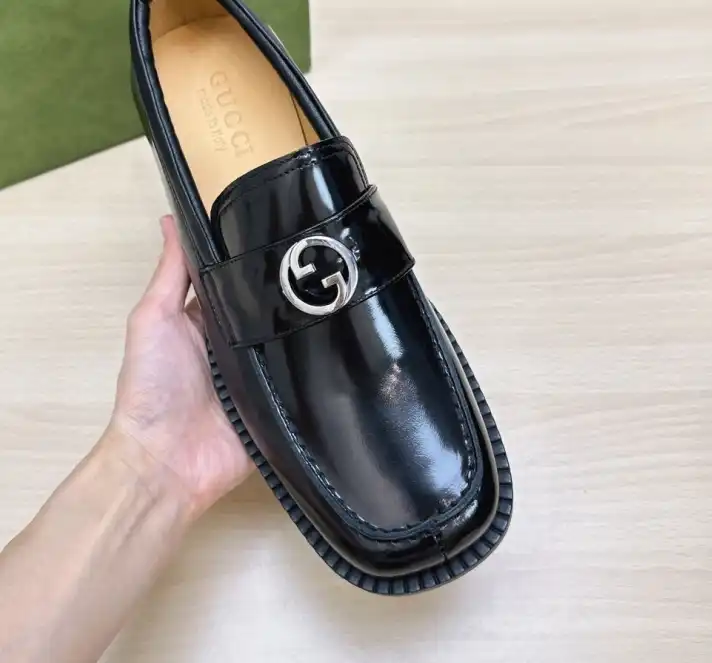 hype Gucci Leather Shoes