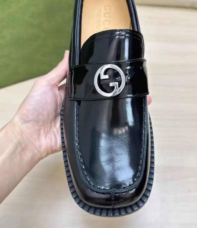 hype Gucci Leather Shoes