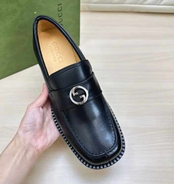 hype Gucci Leather Shoes