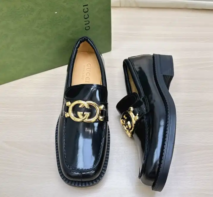 hype Gucci Leather Shoes