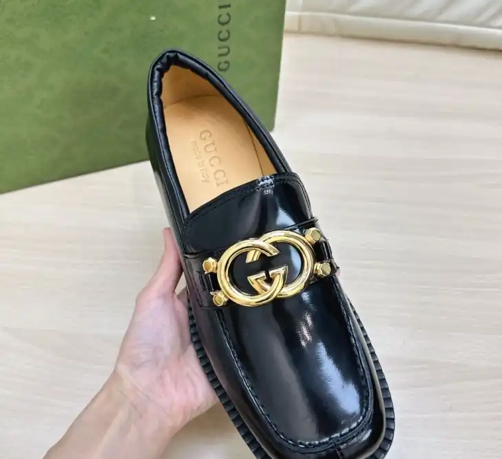 hype Gucci Leather Shoes