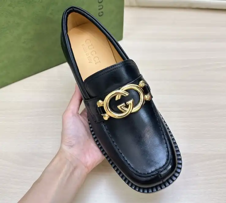 hype Gucci Leather Shoes