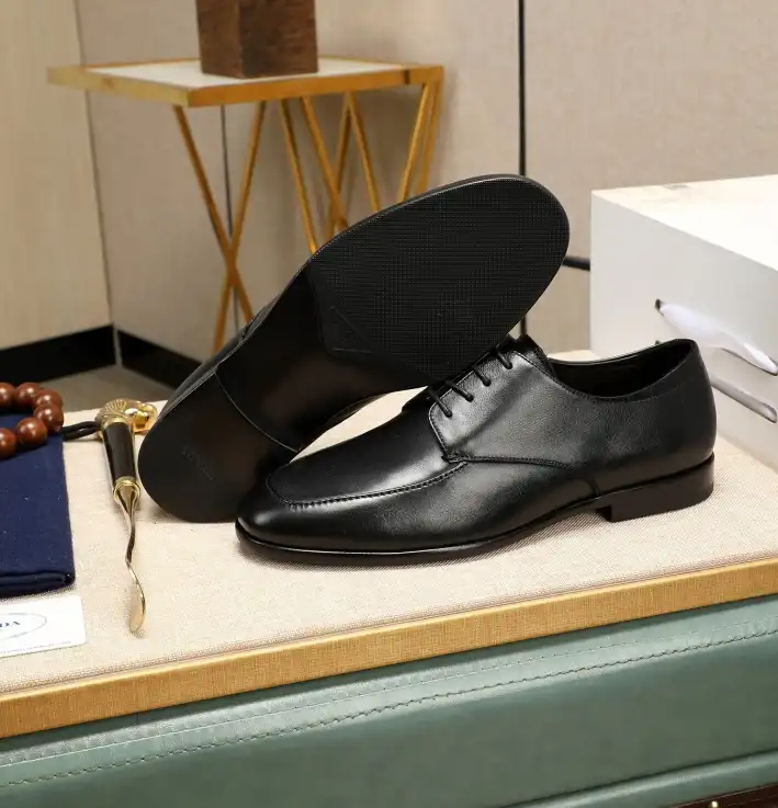 hype Prada Leather Shoes