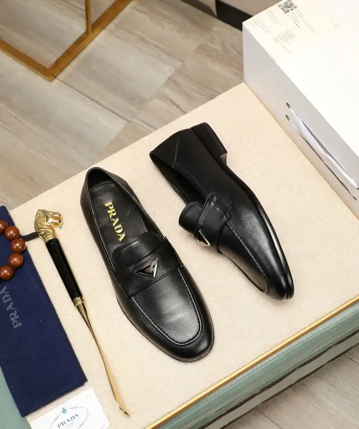 hype Prada Leather Shoes