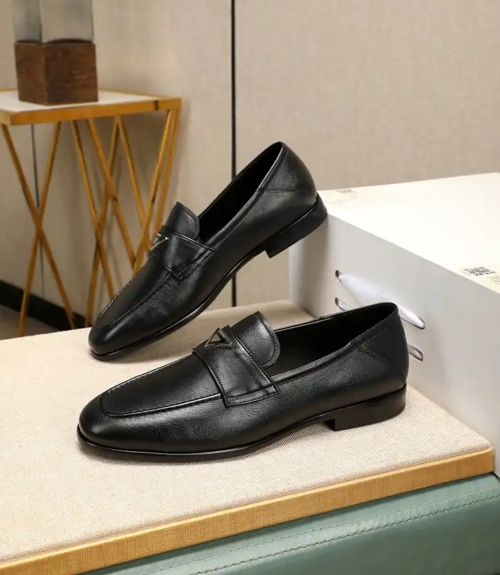 hype Prada Leather Shoes