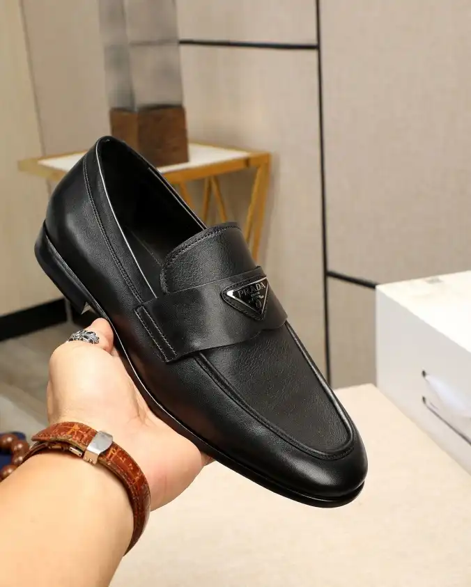 hype Prada Leather Shoes