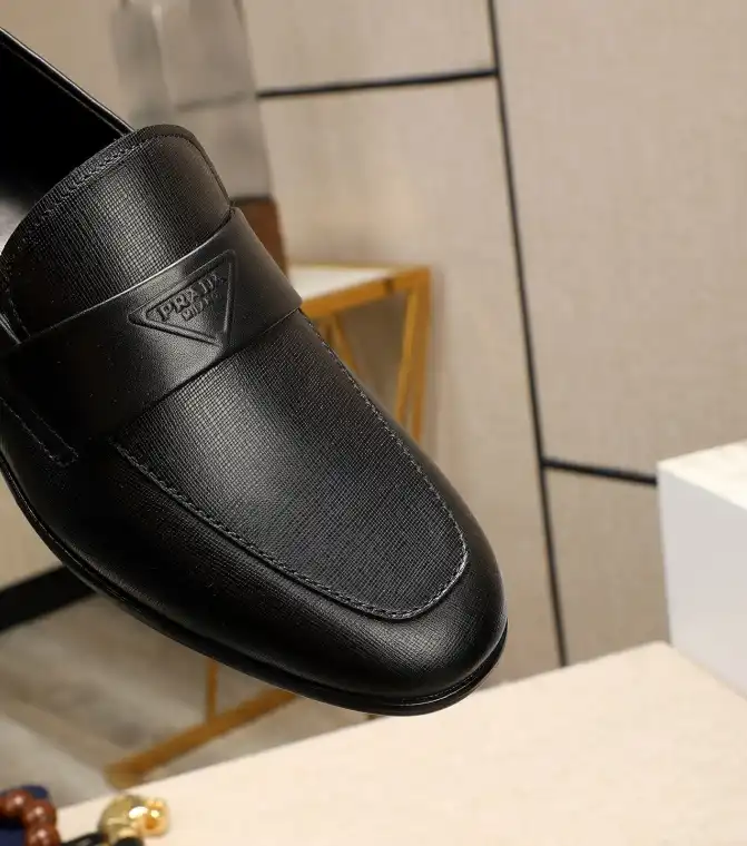 hype Prada Leather Shoes