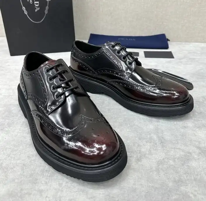 hype Prada Leather Shoes