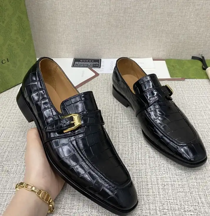 hype Gucci Leather Shoes