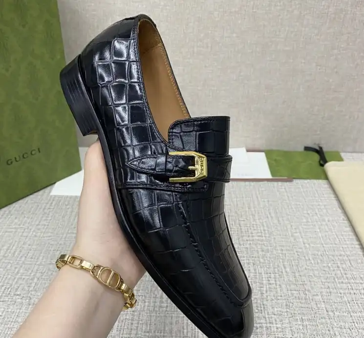 hype Gucci Leather Shoes