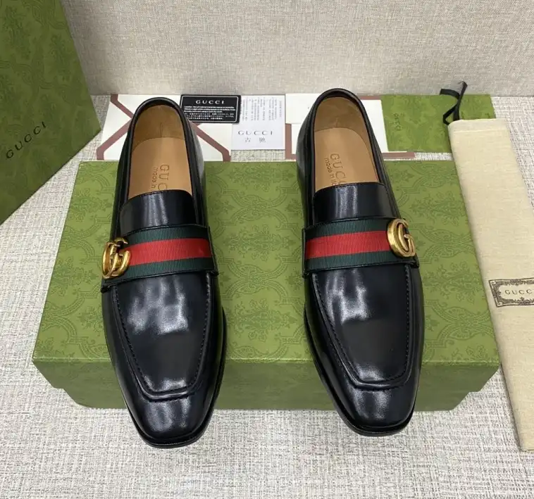 hype Gucci Leather Shoes