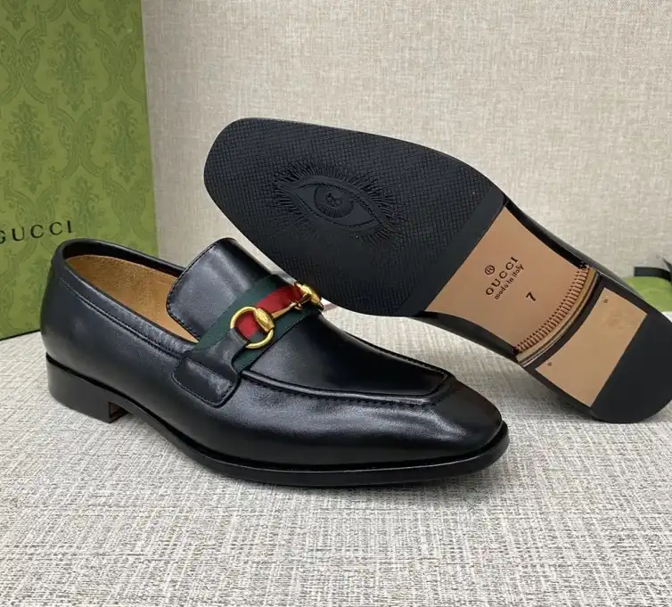 hype Gucci Leather Shoes