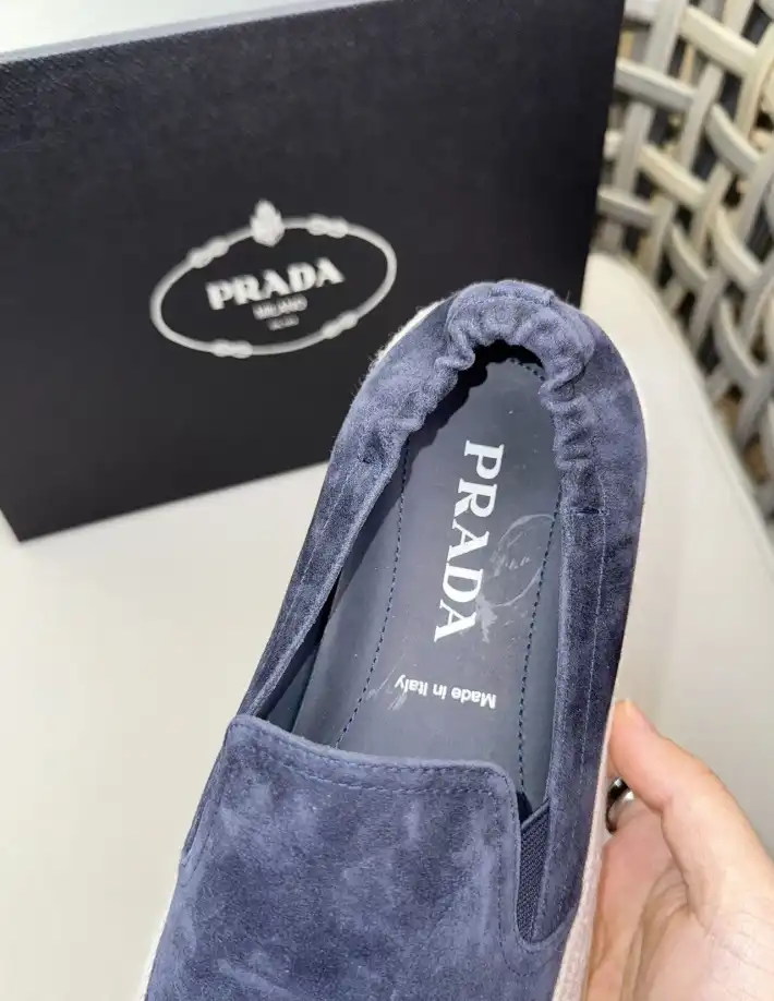 hype Prada Leather Shoes