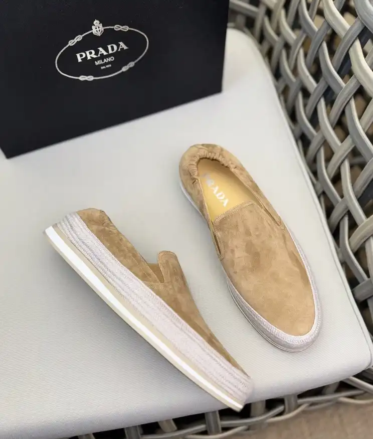 hype Prada Leather Shoes