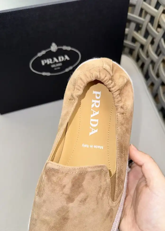 hype Prada Leather Shoes