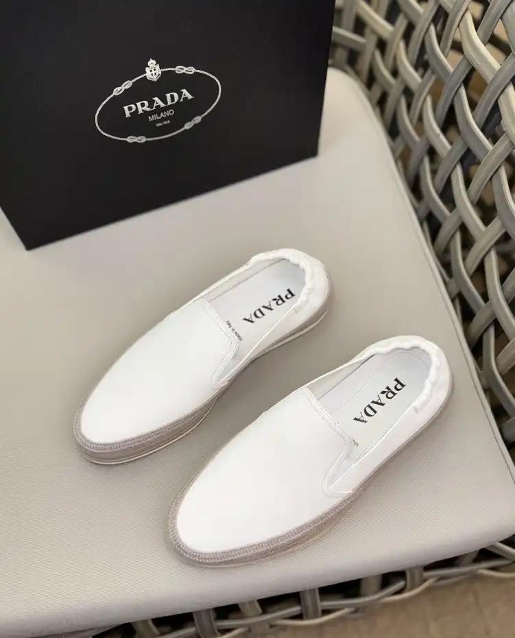 hype Prada Leather Shoes